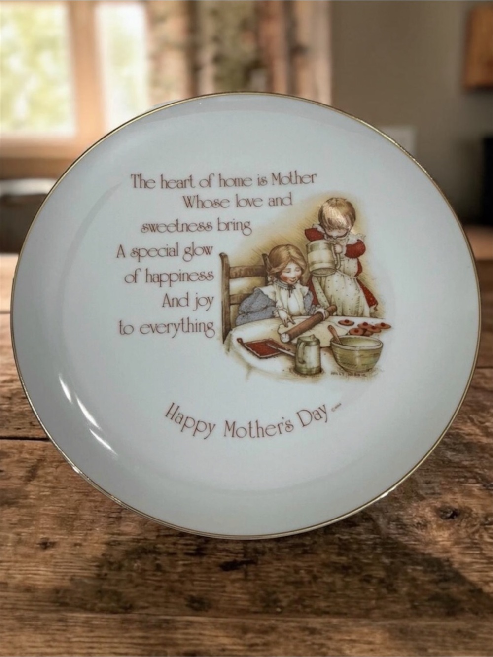 Vintage Holly Hobbie Commemorative Edition Genuine Porcelain Collective 10.5” De